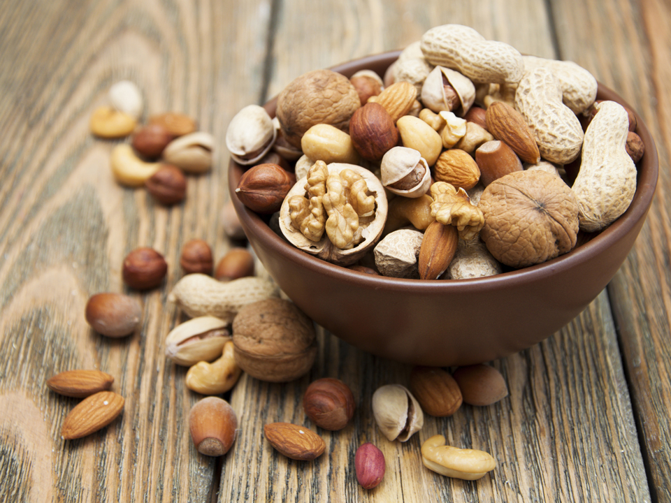 snack-on-nuts-with-shells