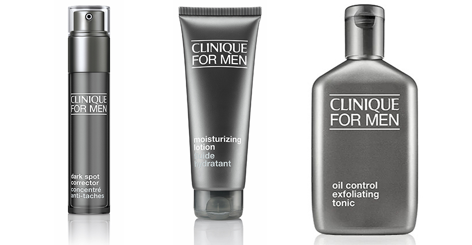 Clinique offers a section of products specially designed for men