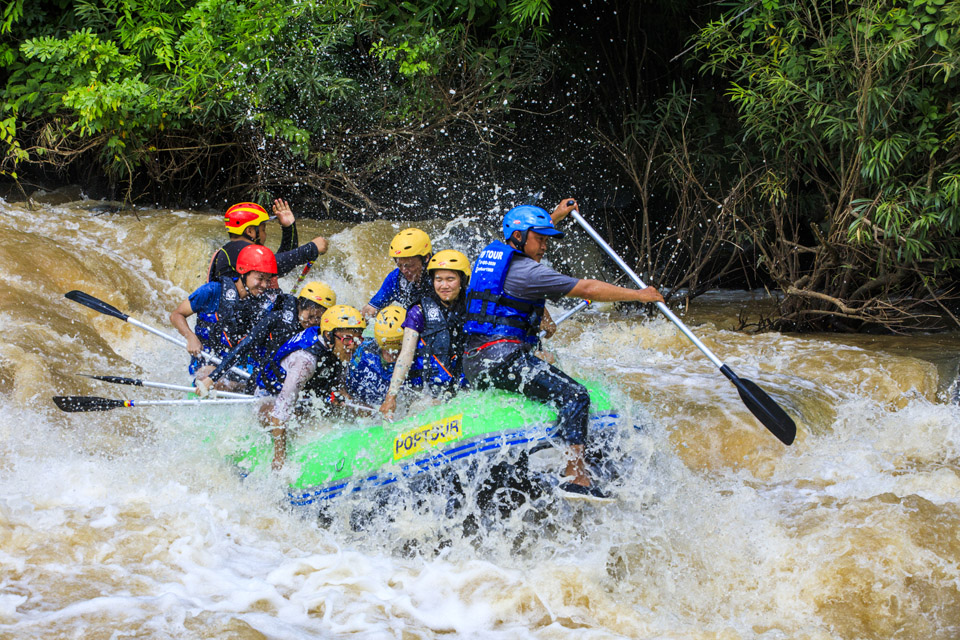 Rubber Rafting at Kek River, Phitsanulok